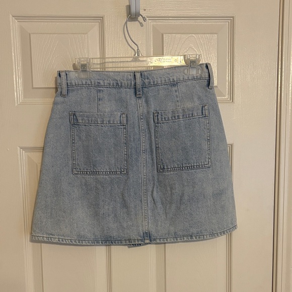 Lucky Brand Light Blue A-Line Denim Skirt - Picture 3 of 3
